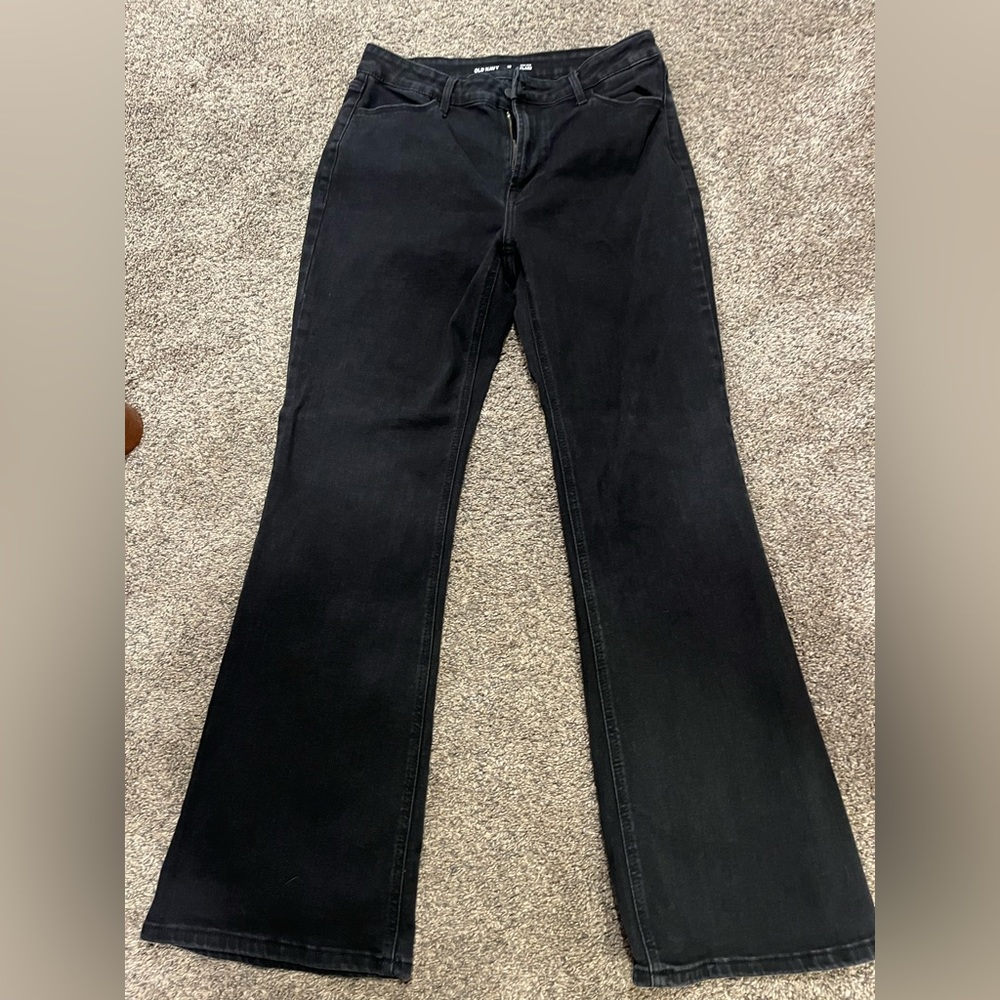 Old Navy Dark Flare Wide Leg Jeans